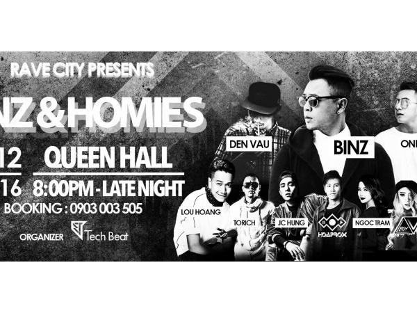 Giới trẻ Sài Gòn phát sốt với đêm nhạc Binz & Homies