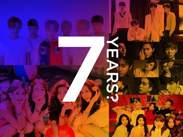 Nhóm nhạc K-Pop nào sẽ là "nạn nhân" tiếp theo của "lời-nguyền-7-năm"?