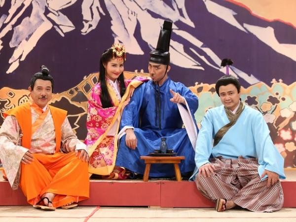 Trấn Thành và Diễm My 9x hóa "lãnh chúa - mỹ nhân" trong show "điện ảnh thực tế"
