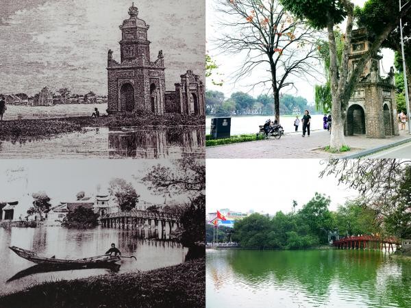 Hồ Gươm của Hà Nội thay đổi như thế nào sau 100 năm