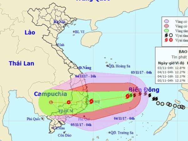 Do ảnh hưởng bão, cuối tuần teen miền Trung, miền Nam phải đón mưa lớn!