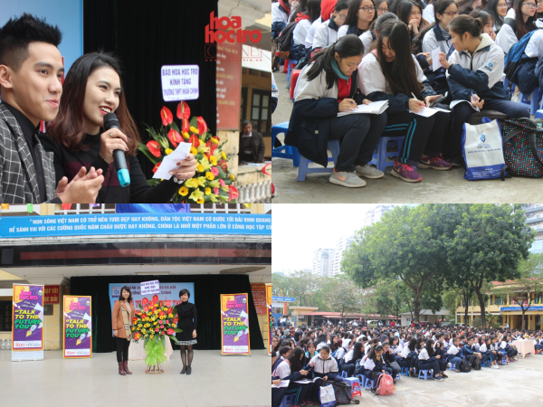 Hà Nội: Teen THPT Nhân Chính hào hứng với buổi phát động cuộc thi “Talk to the future you”