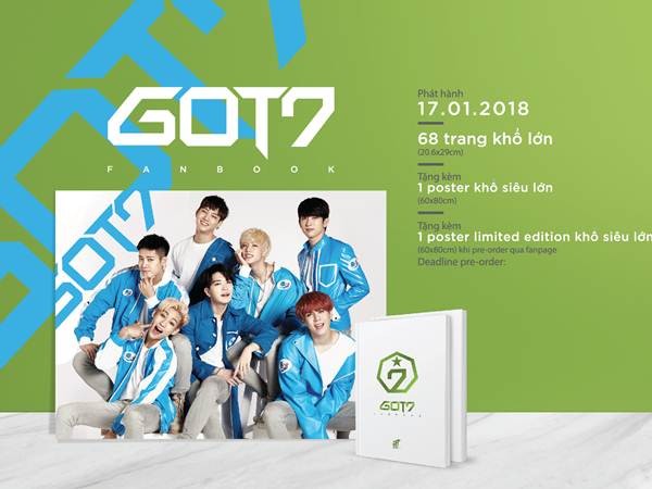 GOT7 fanbook - ấn phẩm siêu “hot” dành cho fan nhà JYP hẹn bạn trong tháng 1/2018