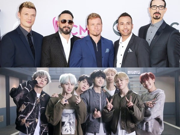 Backstreet Boys ghi tên vào danh sách sao US&UK "dính thính" của BTS