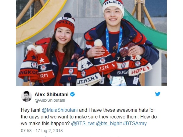 Những chiếc mũ do hai vận động viên của tuyển Olympic Mỹ gửi tặng BTS đã đi đâu về đâu?