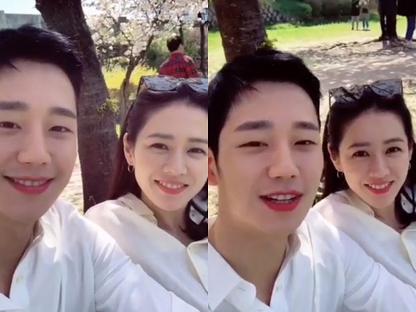 "Chị đẹp" Son Ye Jin và Jung Hae In cùng ngắm hoa anh đào, đăng cả clip chung lên Instagram