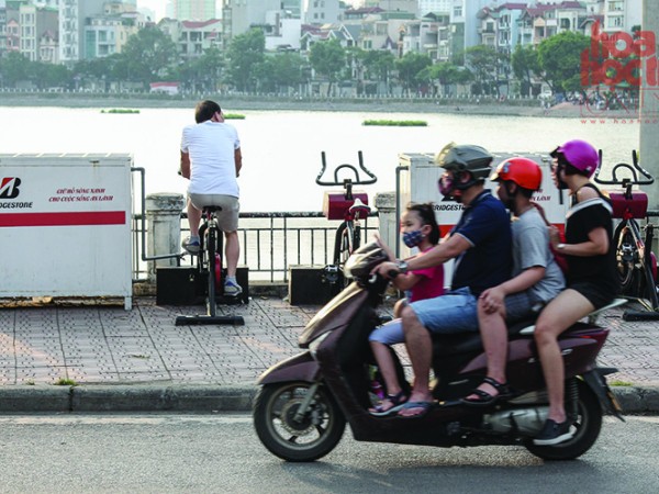 Xe đạp lọc nước ở Hoàng Cầu vài tháng sử dụng đã hỏng?