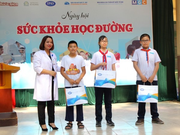 Hà Nội: Teen THCS Tô Hoàng hào hứng tham gia “Ngày hội sức khoẻ học đường”