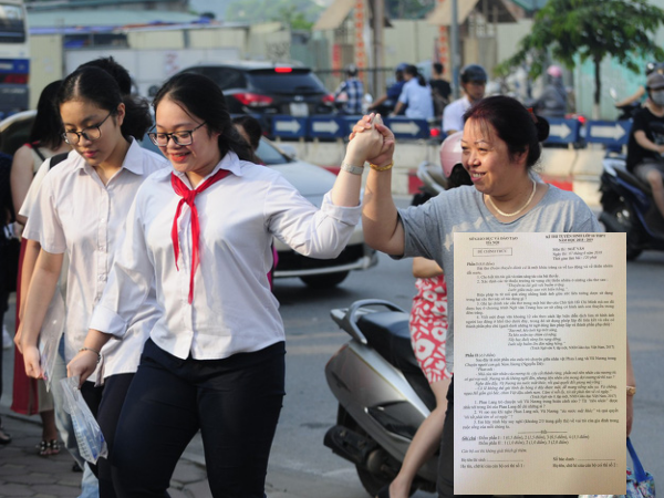 Hà Nội: Công bố thang điểm môn Ngữ văn vào lớp 10 THPT