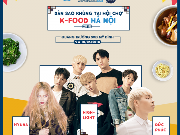 Hà Nội: Cuối tuần này, "lập team" khám phá Lễ hội ẩm thực K-FOOD nào!
