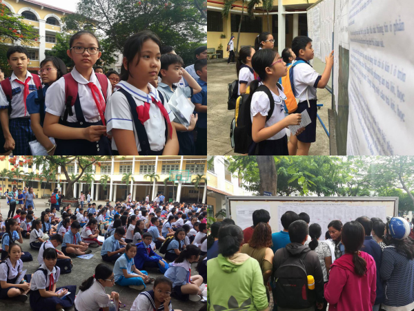 TP.HCM: Hàng ngàn học sinh giỏi tranh suất vào lớp 6 trường Trần Đại Nghĩa