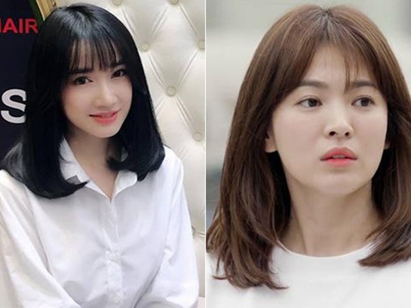 Nhã Phương xinh đẹp không kém khi cắt tóc giống Song Hye Kyo