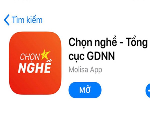 Đã có ứng dụng chọn trường, chọn nghề trên điện thoại di động
