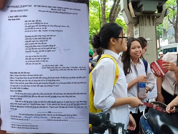 Teen nói về đề thi môn Văn THPT Quốc gia 2018: "Đề hay và mới lạ, không nặng lý thuyết"