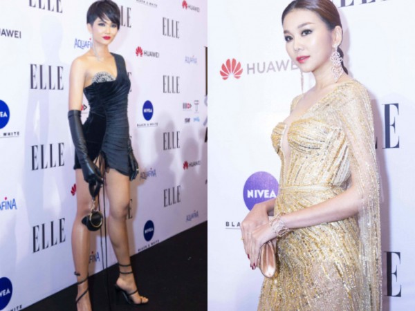 Hoa hậu H’Hen Niê đọ sắc cùng Thanh Hằng, Fung La… trên thảm đỏ Elle Style Awards 2018