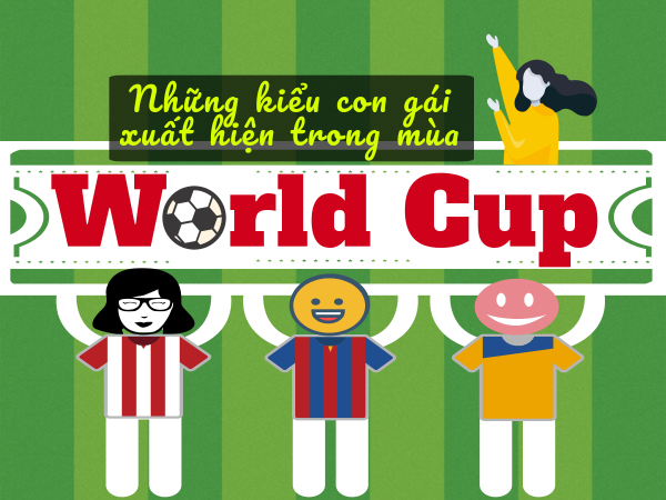 "Điểm mặt chỉ tên" những kiểu con gái mà chỉ mùa World Cup mới thấy "xuất hiện"!