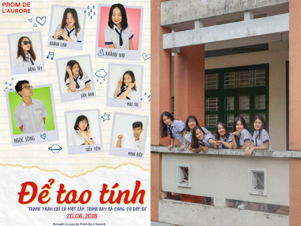 TP.HCM: Teen THPT Nguyễn Hữu Huân làm MV về chủ đề thanh xuân cực sáng tạo