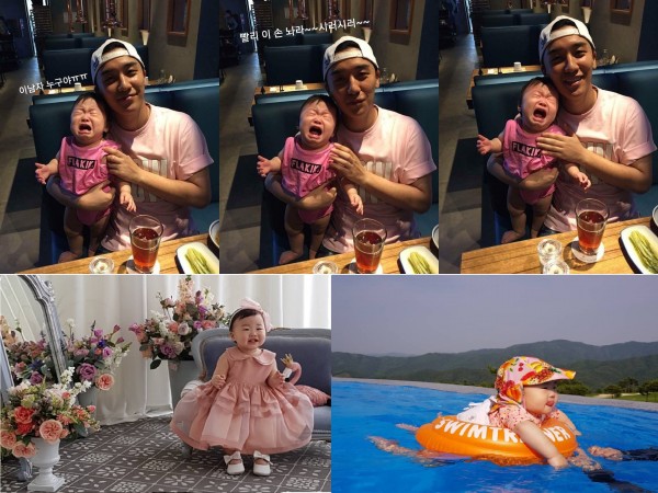 Thêm những hình ảnh cực đáng yêu của em bé khóc nhè khi được Seungri (BIGBANG) bế