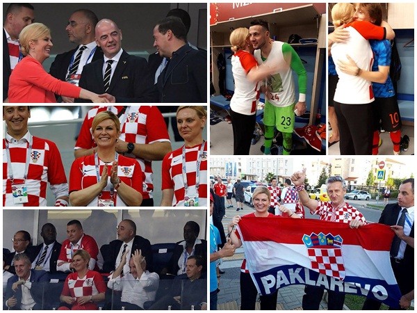 Nữ Tổng thống xinh đẹp - fan cuồng nhiệt nhất của Croatia tại World cup