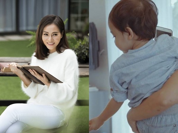Cận cảnh vẻ đáng yêu của con trai ca sĩ Thu Minh trong MV mới