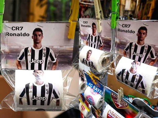 Gia nhập Juventus, C. Ronaldo bị người dân Napoli in mặt lên giấy vệ sinh