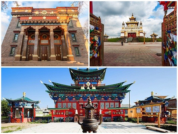 Những ngôi đền Phật giáo đẹp đến ngỡ ngàng ở Nga