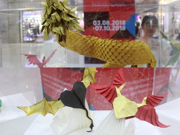 Giới trẻ Hà Nội thích thú với triển lãm về nghệ thuật gấp giấy Origami