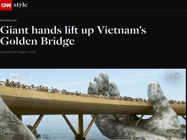 Báo chí, truyền thông thế giới nói gì về Cầu Vàng ở Đà Nẵng?