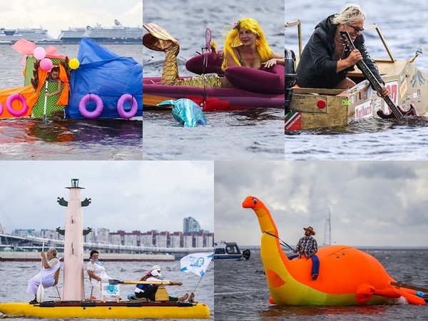 Lễ hội phao cực vui nhộn ở St. Petersburg, Nga