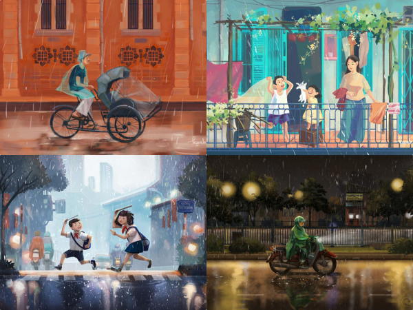 Bộ ảnh "Sài Gòn có mưa" phiên bản art-project khiến ai cũng phải thốt lên: "Sao mà đẹp thế!"