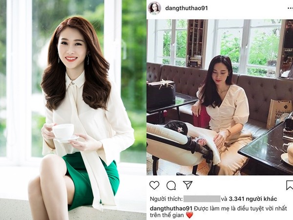 Hoa hậu Đặng Thu Thảo lần đầu hé lộ hình ảnh về con gái đầu lòng