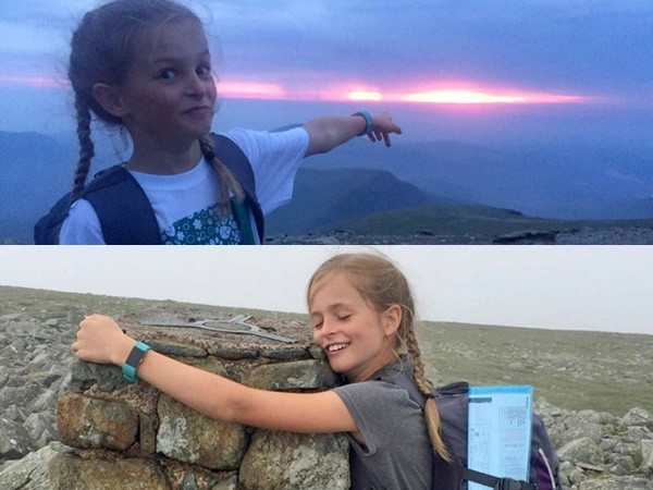 Cô bé 10 tuổi leo 15 ngọn núi trong chưa đầy 24 giờ