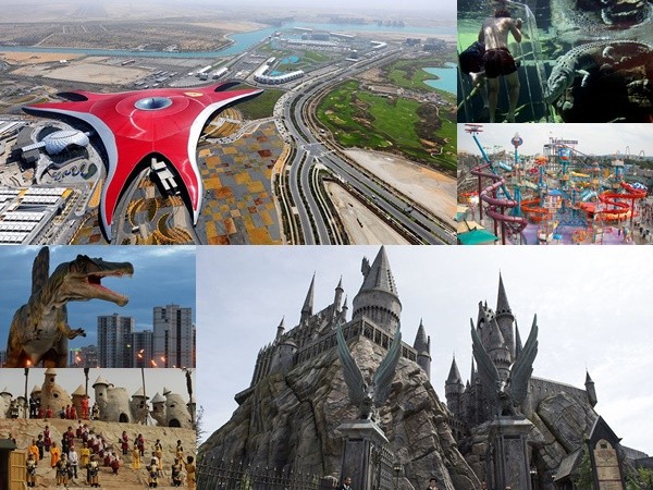 Những công viên giải trí theo chủ đề kỳ thú khắp thế giới