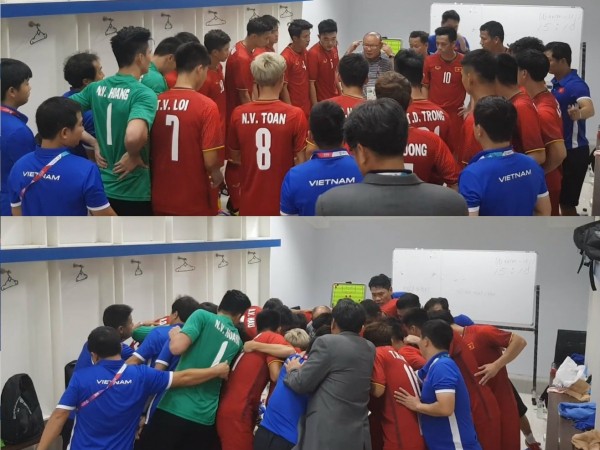 Xúc động trước những lời dặn dò U23 Việt Nam của HLV Park trong trận gặp Pakistan