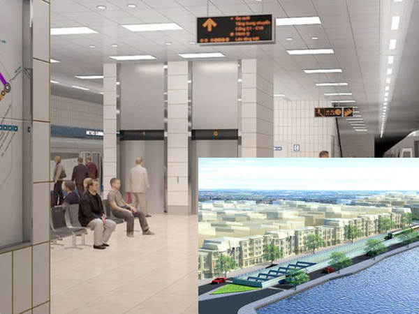 Phối cảnh của tuyến Metro hơn tỷ USD ở Hà Nội sẽ đi vào hoạt động vào năm 2022