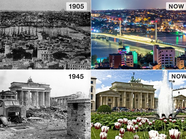 Các thành phố nổi tiếng đã thay đổi chóng mặt ra sao?