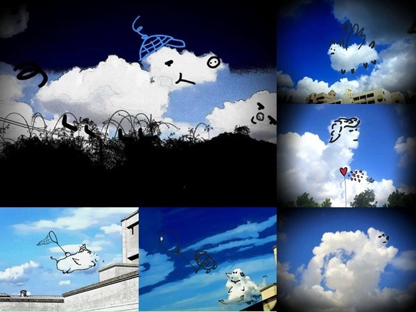 Bộ ảnh 'tưởng tượng từ đám mây' dễ thương của du học sinh 9X