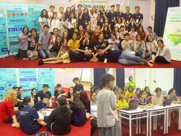 Hà Nội: Giới trẻ hào hứng "hiến kế" vì môi trường tại Trại sáng kiến thanh niên 2018