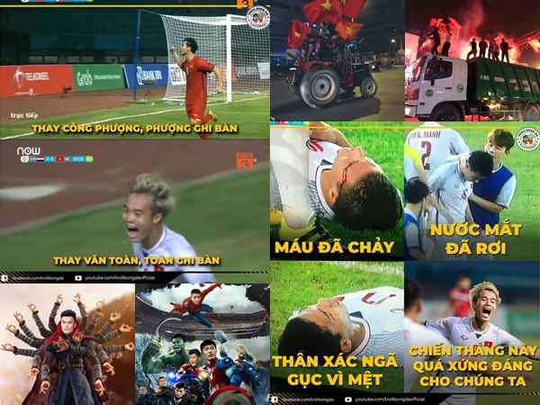 Loạt ảnh hài hước của dân mạng sau chiến thắng lịch sử của đội tuyển Olympic Việt Nam
