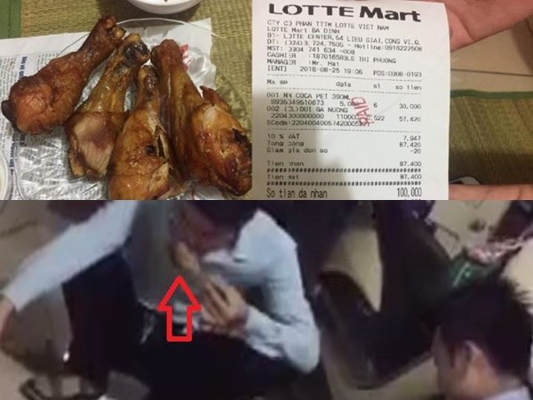 Bị khách tố mua phải đùi gà thối, đại diện Lotte Mart lên tiếng khẳng định không có mùi vị lạ