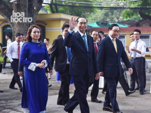Hà Nội: Chủ tịch nước dự Lễ khai giảng năm học mới tại trường THPT Chu Văn An