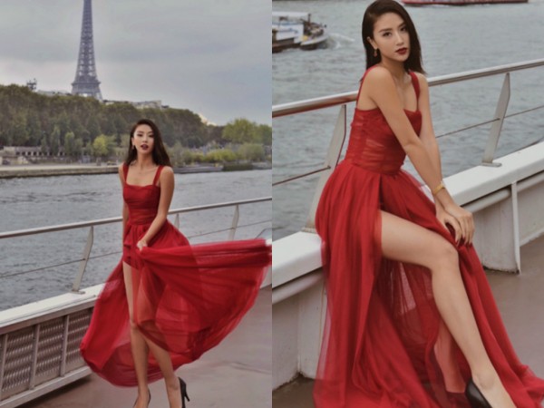 Quỳnh Anh Shyn sang chảnh hút hồn tại show thời trang ở Paris