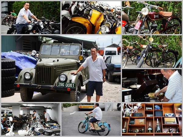 Choáng với gia tài "khủng" 500 xe cổ của doanh nhân Sài Gòn