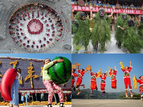Những hình ảnh ấn tượng về lễ hội mùa màng ở Trung Quốc