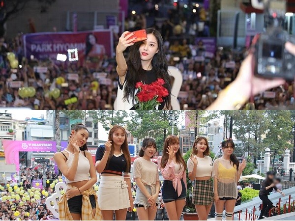 Hyomin giật mình vì ma sơ "The Nun", AOA đẹp rạng ngời trong fansign đầu tiên tại Việt Nam 