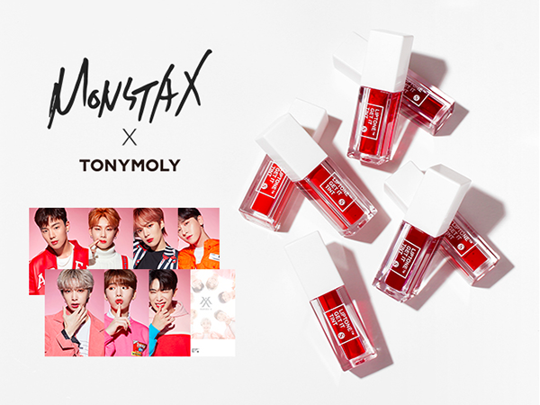 Tonymoly bắt tay cùng Monsta X tung ra dòng son tint cực kỳ đáng yêu
