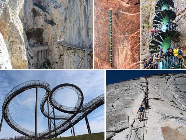 Những cầu thang nguy hiểm nhất thế giới nhưng hút khách du lịch ưa mạo hiểm