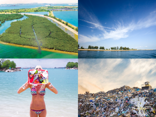 "Hòn đảo rác thải" ở Singapore thu hút khách du lịch đến tham quan và nghỉ dưỡng
