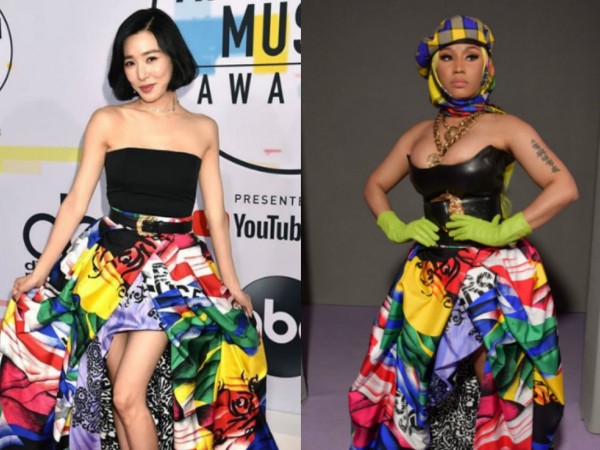 Tiffany (SNSD) đụng váy hàng hiệu với Nicki Minaj: Ai mặc đẹp hơn?