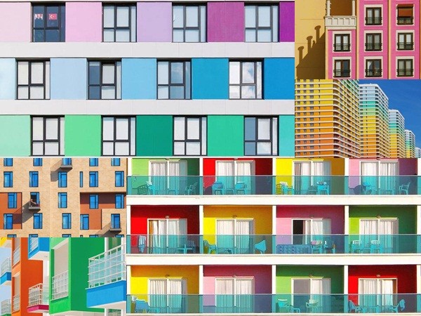 Những tòa nhà như hộp đồ chơi sắc màu ở Thổ Nhĩ Kỳ
